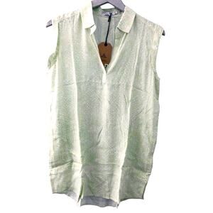 Prana Anini Tunic in Celadon Misty Green V Neck NEW
